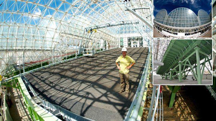 World’s largest earth science experiment: Biosphere 2 landscapes